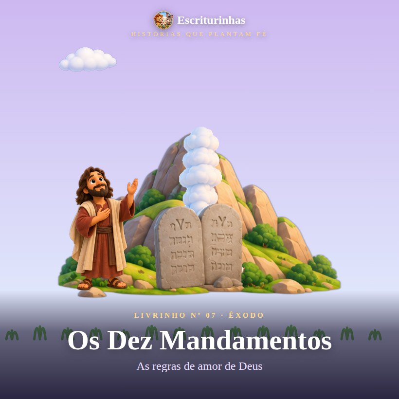 Capa: Os Dez Mandamentos